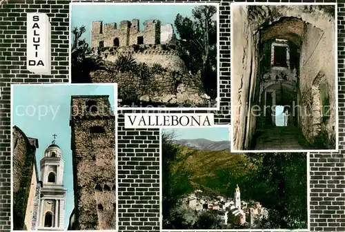 AK / Ansichtskarte Vallebona Ruine Kirche Panorama 