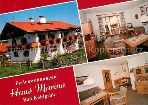 AK / Ansichtskarte Bad_Kohlgrub Haus Marina Gastraeume Bad_Kohlgrub