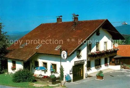 AK / Ansichtskarte Waldhaeuser_Neuschoenau Gasthof Cafe Am Guldensteig Waldhaeuser Neuschoenau