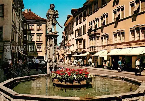 AK / Ansichtskarte Schaffhausen__SH Mohrenbrunnen Vorstadt 