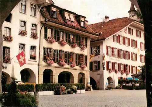 AK / Ansichtskarte Thun_BE Ortspartie Thun_BE