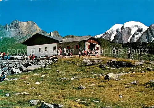 AK / Ansichtskarte Pfitscherjochhaus_2777m_Rifugio_Vizze Panorama 