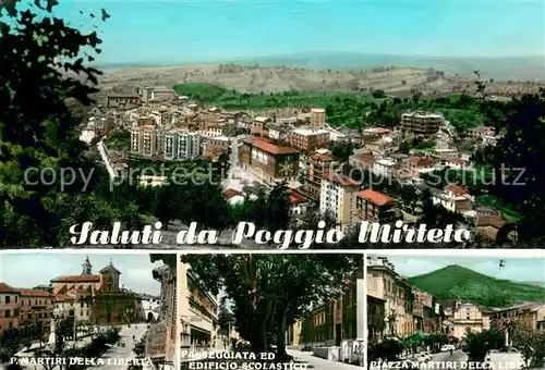 AK / Ansichtskarte Poggio_Mirteto_IT Plazza Martiti della Libe   P.Martiri della Liberta 