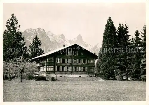 AK / Ansichtskarte Gwatt_BE Heimstaette d. reformierten Jugend 