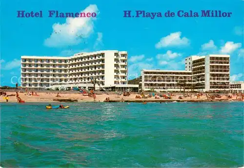 AK / Ansichtskarte Cala_Millor_Mallorca Hoteles Flamenco y Playa d Cala Millor Cala_Millor_Mallorca