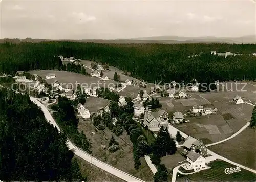 AK / Ansichtskarte Kniebis_Freudenstadt Fliegeraufnahme Gesamtansicht Kniebis_Freudenstadt