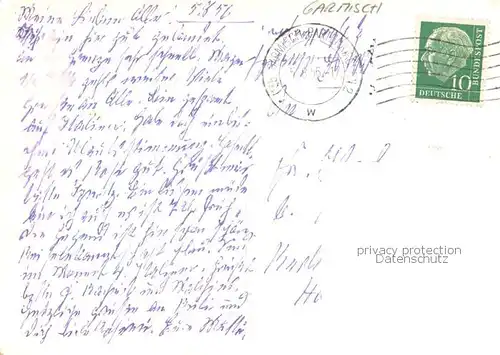 AK / Ansichtskarte Garmisch Partenkirchen Hotel Drei Mohren Aussenansicht Garmisch Partenkirchen