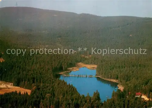 AK / Ansichtskarte Fichtelberg_Bayreuth Fliegeraufnahme Rasthaus am Fichtelsee Fichtelberg Bayreuth
