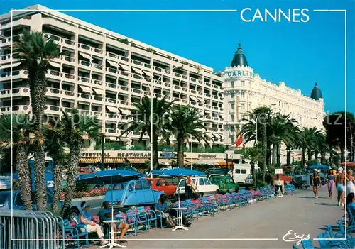 AK / Ansichtskarte Cannes_06 Promenade de la Croisette Restaurant Festival Grand Hotel Carlton 