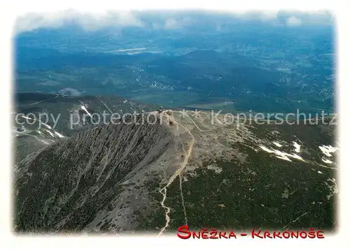 AK / Ansichtskarte Snezka_Schneekoppe Fliegeraufnahme Snezka Schneekoppe