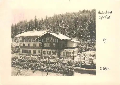 AK / Ansichtskarte Igls_Tirol Batzenhaeusl Winter Schnee Igls_Tirol