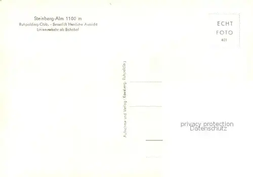 AK / Ansichtskarte Ruhpolding Steinberg Alm m. Hochfelln Sonnenbaden Ruhpolding
