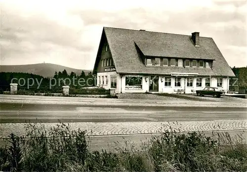 AK / Ansichtskarte Torfhaus_Harz Hotel Berghof Aussenansicht Torfhaus Harz