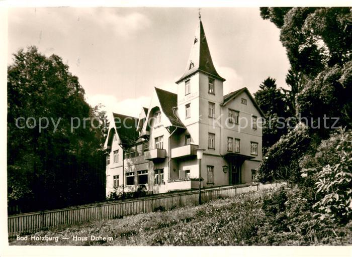 AK / Ansichtskarte Bad_Harzburg Haus Daheim Aussenansicht