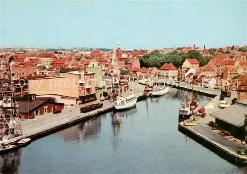 AK / Ansichtskarte Horsens_DK Hafen Ansicht 