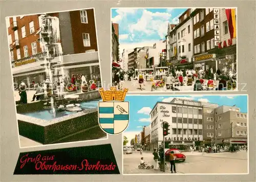 AK / Ansichtskarte Sterkrade Teilansichten Kaufhaus Brunnen Sterkrade