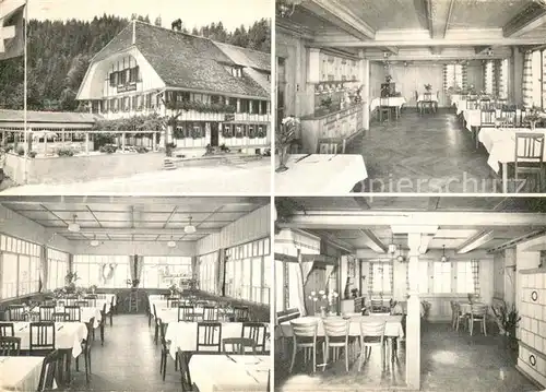 AK / Ansichtskarte Eggiwil_BE Gasthof Zum Baeren Innenansichten 