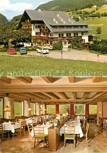 AK / Ansichtskarte St_Ulrich_Groeden_Tirol Hotel La Rodes Speisesaal St_Ulrich_Groeden_Tirol