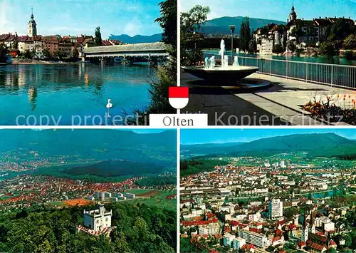 AK / Ansichtskarte Olten_SO Bruecke Teilansichten Panorama 