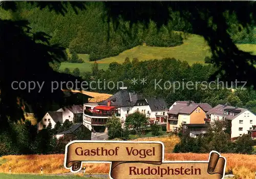 AK / Ansichtskarte Rudolphstein Gasthof Vogel Rudolphstein