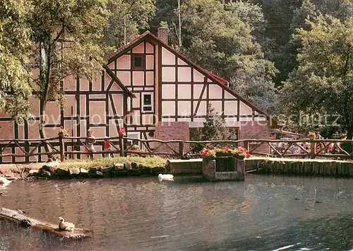 AK / Ansichtskarte Wehrshausen_Lahn Dammuehle Restauration Cafe Hotel Wehrshausen_Lahn