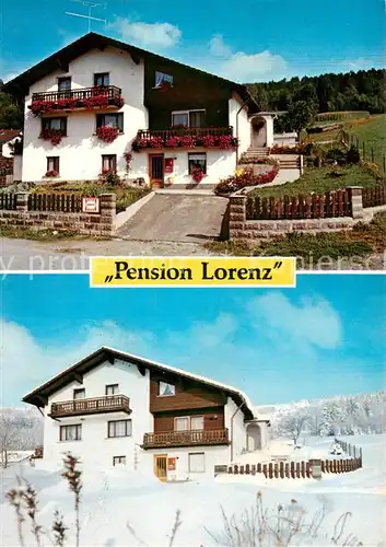 AK / Ansichtskarte Sickling Pension Lorenz Winteridyll Sickling