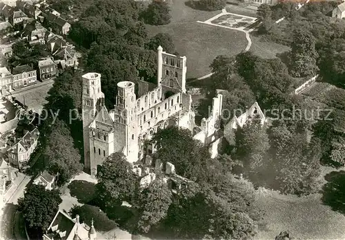 AK / Ansichtskarte Jumieges Ruines de lAbbaye Vue aerienne Jumieges