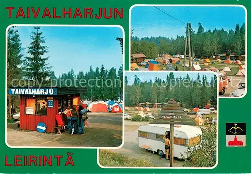 AK / Ansichtskarte Leirintae_Finnland Taivalhyrjun Camping Details 