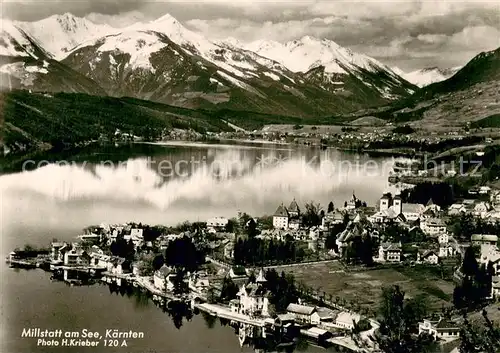 AK / Ansichtskarte Millstatt_Millstaettersee Panorama Hochgebirge Millstatt_Millstaettersee