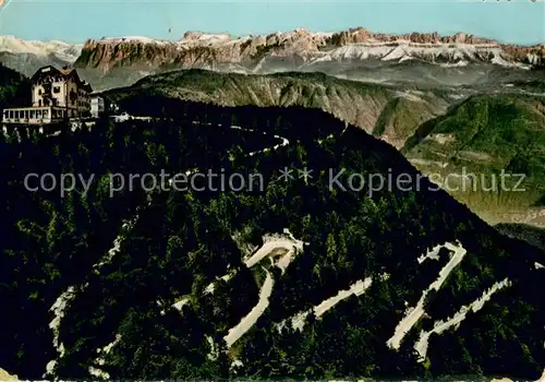 AK / Ansichtskarte Mendola_IT Strada e Passo della Mendola verso le Dolomiti Mendelpass Dolomiten 