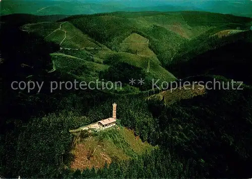 AK / Ansichtskarte Herzberg_Harz Wanderhuette Grosser Knollen Aussichtsturm Herzberg Harz