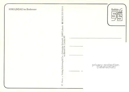 AK / Ansichtskarte Lindau_Bodensee Hafen Halbinsel Lindau Bodensee