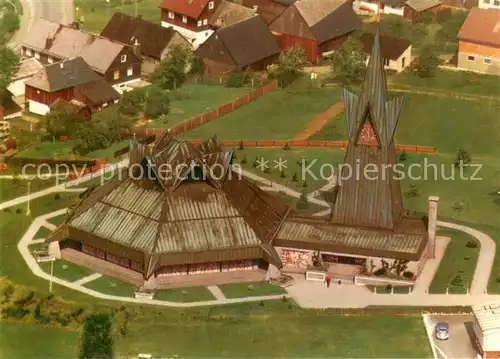 AK / Ansichtskarte Buchbach_Steinbach_Wald Neue Kirche St. Laurentius Architekt Prof. Gerd Mantke Buchbach_Steinbach_Wald