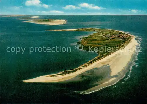 AK / Ansichtskarte Wangerooge_Nordseebad Nordseeheilbad Luftaufnahme aus 1000 m Flughoehe Wangerooge_Nordseebad