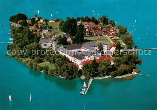 AK / Ansichtskarte Fraueninsel_Chiemsee Abtei Frauenwoerth Fraueninsel Chiemsee