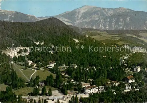 AK / Ansichtskarte Semmering_Niederoesterreich Grand Hotel Panhans Villenviertel gegen Schneeberg Semmering