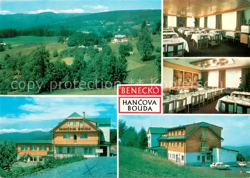 AK / Ansichtskarte Benecko_Semily_CZ Panorama Hancova bouda Gastraeume 