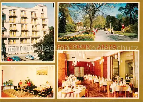 AK / Ansichtskarte Piestany Liecebny dom Jalta Interiery Zaber z parku Piestany