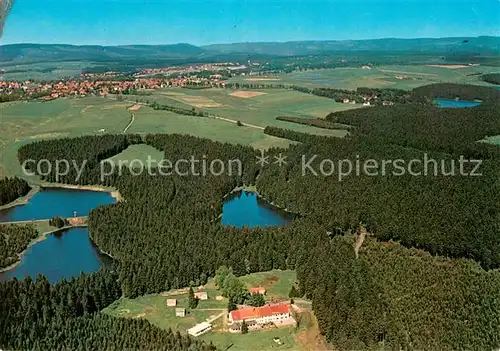 AK / Ansichtskarte Clausthal Zellerfeld Familien Erholungsheim Flambacher Muehle Fliegeraufnahme Clausthal Zellerfeld