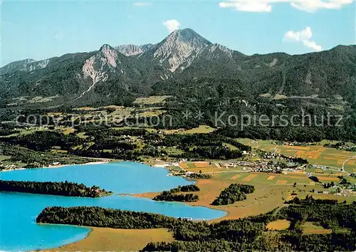 AK / Ansichtskarte Faakersee_Kaernten_AT Fliegeraufnahme mit Mittagskogel 