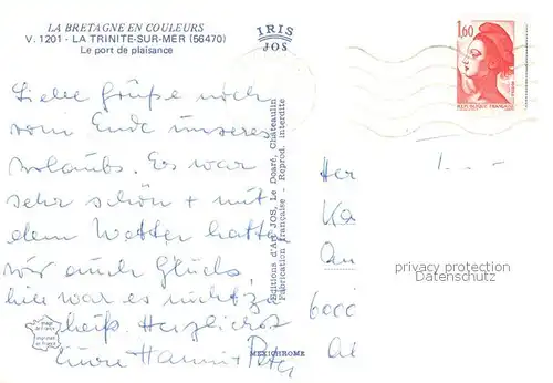 AK / Ansichtskarte La_Trinite sur Mer Le port de plaisance Vue aerienne La_Trinite sur Mer