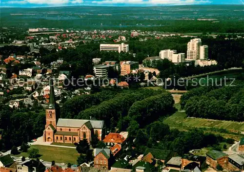 AK / Ansichtskarte Bad_Segeberg Fliegeraufnahme mit Kirche Bad_Segeberg