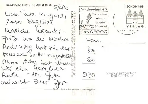 AK / Ansichtskarte Langeoog_Nordseebad Fliegeraufnahme Langeoog_Nordseebad