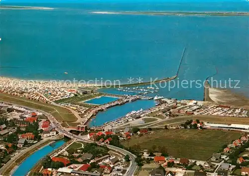 AK / Ansichtskarte Bensersiel Fliegeraufnahme Bensersiel