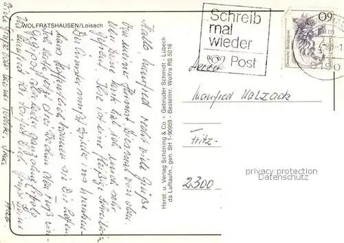 AK / Ansichtskarte Wolfratshausen Fliegeraufnahme Wolfratshausen