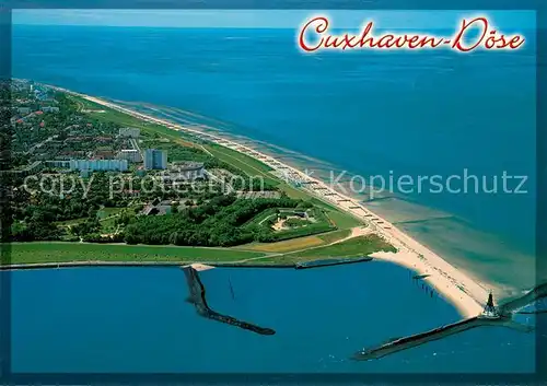 AK / Ansichtskarte Doese_Cuxhaven Fliegeraufnahme Doese Cuxhaven