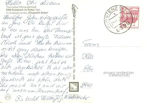 AK / Ansichtskarte Griesbach_Bad Fliegeraufnahme Griesbach_Bad