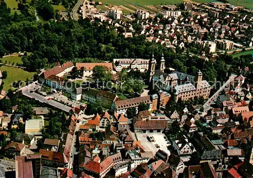 AK / Ansichtskarte Bad_Mergentheim Fliegeraufnahme mit Deutschordens Schloss Bad_Mergentheim