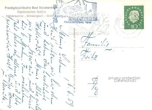 AK / Ansichtskarte Bad_Reichenhall Rasthaus Schlegelmulde am Predigtstuhl mit Untersberg und Dreisesselberg Fliegeraufnahme Bad_Reichenhall