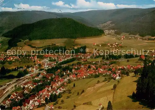 AK / Ansichtskarte Baiersbronn_Schwarzwald Fliegeraufnahme Baiersbronn Schwarzwald